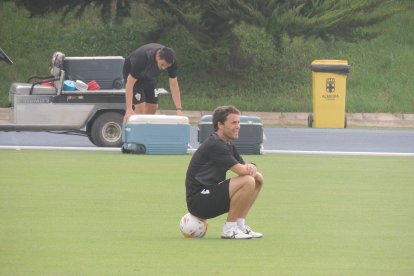 A Rubi se le ve muy feliz en el Almería.