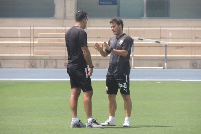 Rubi con el doctor Maziel.