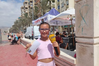 Las entradas para el AquaTropic las consiguió una de las vecinas de la zona