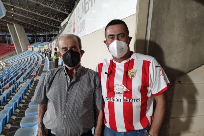 Padre e hijo del Almería.