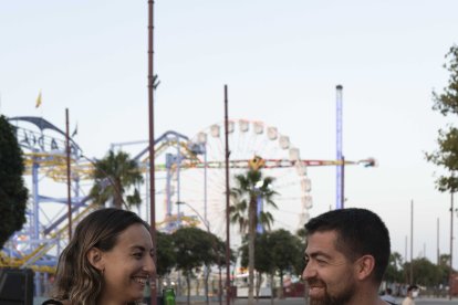 Celia y Luis brindaron por la vuelta de la feria