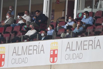 El palco del Estadio de los Juegos Mediterráneos.