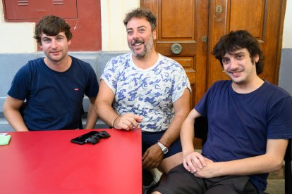 Jesu Alcázar, Miguel Giner y Frank Balagué, en Entrefinos.