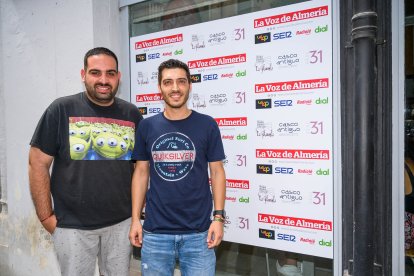 Paco Vargas y Miguel, en La Plazuela.