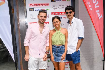 Pedro, Alba y Víctor, en Real 31.