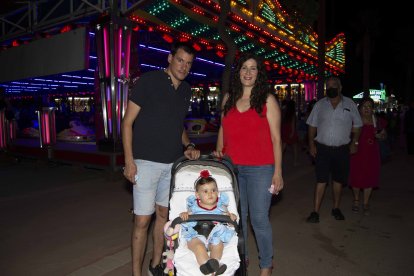 En la foto: Juanma, Mari Chelo y su hija de 11 meses, María