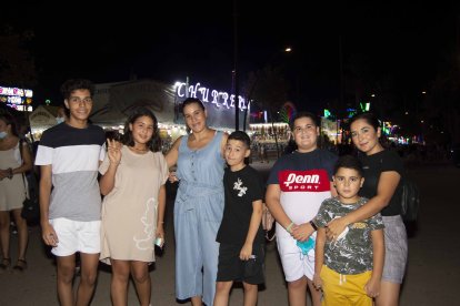 Una familia de Melilla visitó la feria de Almería durante las vacaciones