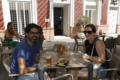 Carlos y Maite, de Murcia, en La Plazuela.