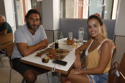 Milagros e Ignacio, en La Plazuela.