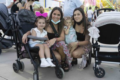 Alba Rodríguez, Almudena Vacárcel (2), Minerva Sánchez y Candela Clemente (1)