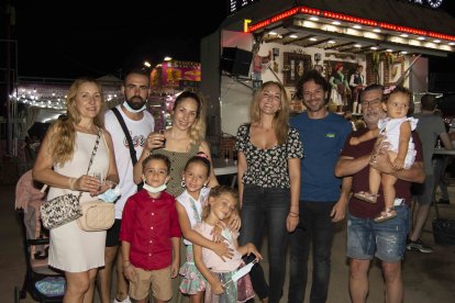 La familia Tapia acudió al completo a la feria