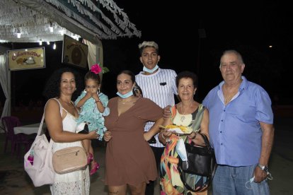 La familia Cantarel, al completo en la feria