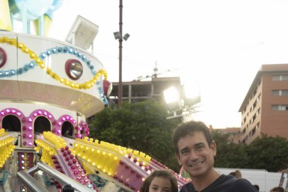 En la foto: Igor y Julen subidos en el ‘mono loco’