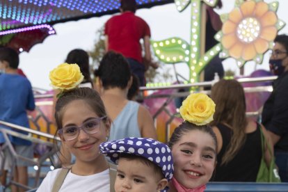 En la foto: Irene (8), Alejandra (7) y Romeo (8 meses)