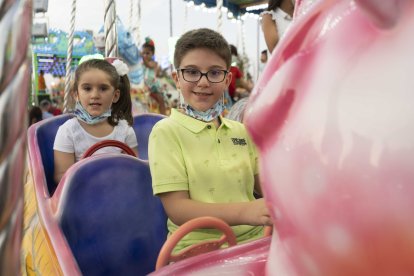 En la foto: Izan (7) y Zaira (3)