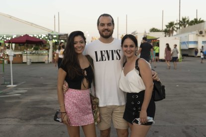 Fernanda Negrete, Sandra Escamilla e Ignacio Soria