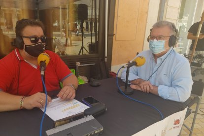El presidente de la Junta Gestora de la Hermandad de la Virgen del Mar, José Luis Cantón, en la SER
