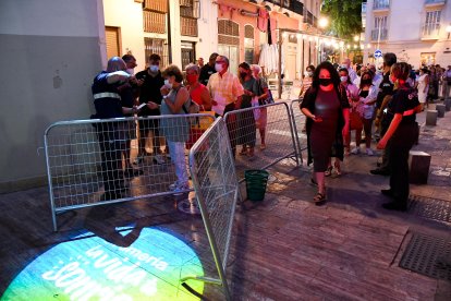 Gran asistencia de público al concierto.