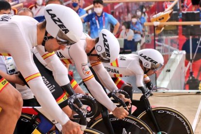 Preparados en la salida.