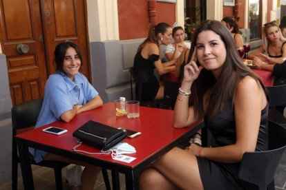 Irene Herrera y Andrea Gómez, en Entrefinos.