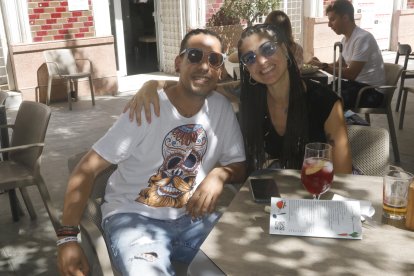 Javier y María en La Plazuela.