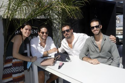 Rafael Mora, Pablo Álamo, Miguel Mora y Marta Álamo.
