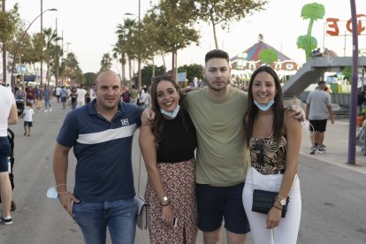 Eli, David, Noelia y José