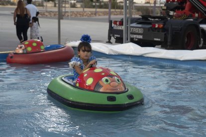 Martina Rodríguez Martínez se subió a los coches acuáticos
