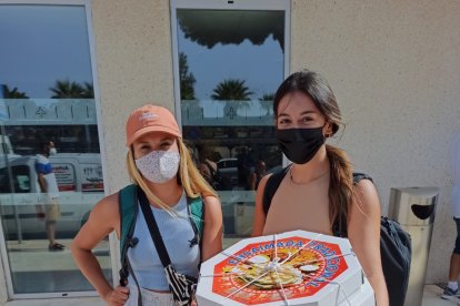 Volviendo de Mallorca agotando las ensaimadas.