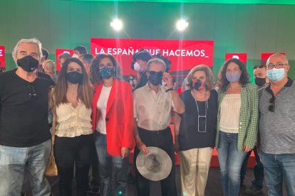 Con la ministra de Hacienda, María Jesús Montero.