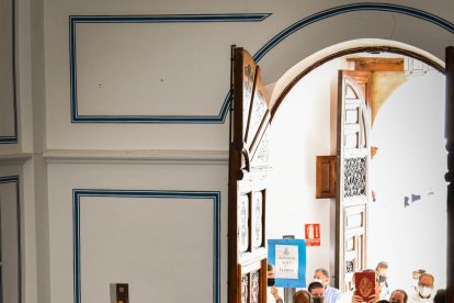 La procesión se realizó tras la Santa Misa.