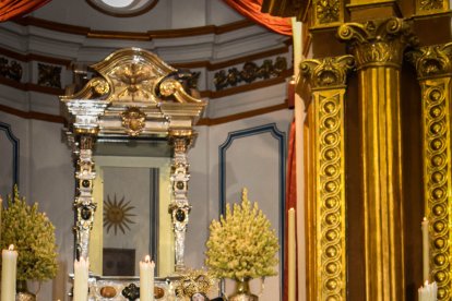 La procesión se realizó tras la Santa Misa.