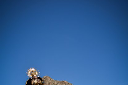 La procesión se realizó tras la Santa Misa.