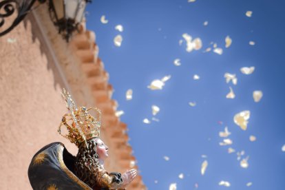 La procesión se realizó tras la Santa Misa.