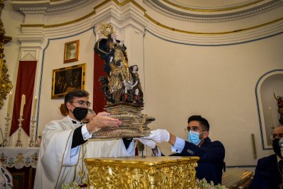 La Pequeñica recorrió la explanada del Santuario para bendecir el Valle del Almanzora.