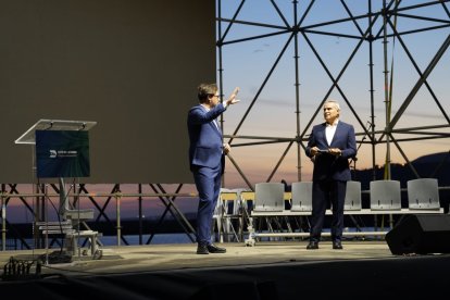 Los periodistas David Baños y Cristóbal Cervantes.