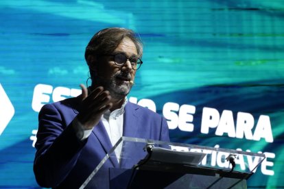 El periodista David Baños leyó el manifiesto.