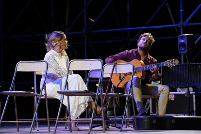 Rocío Zamora al cante y Gabriel Pérez a la guitarra.