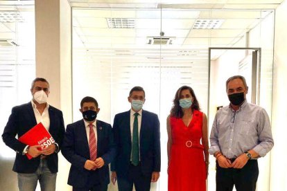 Representantes del PSOE en dicho encuentro.
