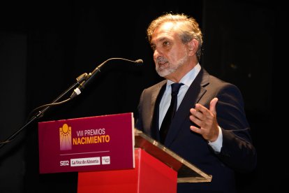 Ángel Escobar, vicepresidente de la Diputación de Almería, ha intervenido en la recta final del acto.