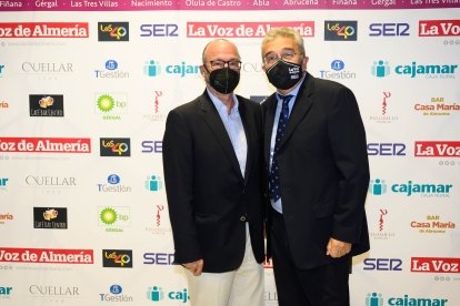Luis Rogelio Rodríguez-Comendador, senador del PP, y Juan Fernández, consejero delegado de LA VOZ DE ALMERÍA.