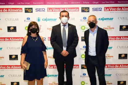 Paqui López, Antonio Fernández y Antonio Ortuño.