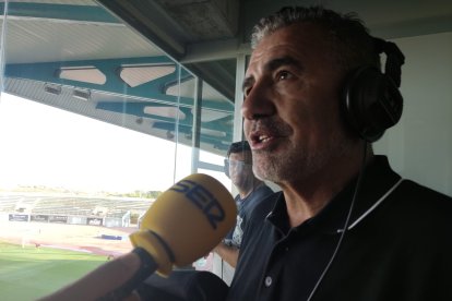 Alejandro Bouza, presidente del CD El Ejido, en el Carrusel.
