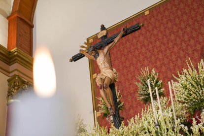 Este año no hubo bajada del Cristo de la Luz.