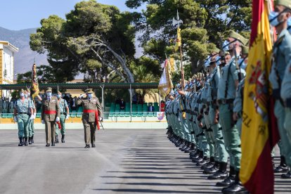 Durante el acto se recordó a los caídos y la labor de los legionarios en la pandemia y la tormenta Filomena.