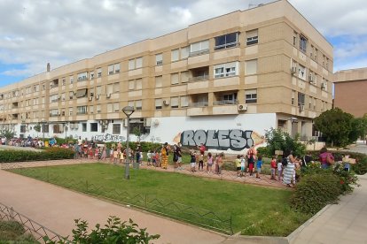 La actividad ha recorrido algunas calles del barrio de Nueva Andalucía.