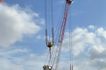 En la compleja operativa de embarque, realizada por Grupo López Guillén, han participado 14 personas.