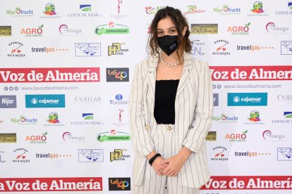 Martina Jaramillo asistió para recoger el premio del Deporte a su tío, Pablo Jaramillo.