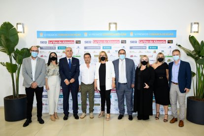 Esperanza Pérez, José Garrido, Pedro Ruiz, Andrea Méndez, Paco Méndez y Fernando Teresano.