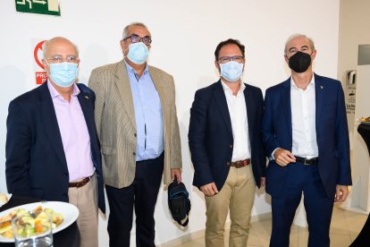 Javier Deleyto, Emilio Puigcercós, Juan Carlos Gaisan y José Luis Acquaroni, de Michelin.